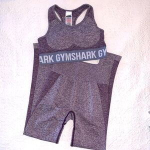 Gymshark flex high waisted leggings and sports bra matching set bundle